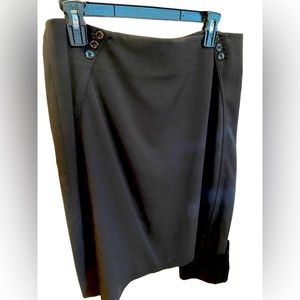 White House Black Market Black Pencil Skirt Size 12